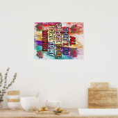 母おもしろいへの贈り物 |おもしろい引用文からママ | ポスター (キッチン)