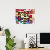 母おもしろいへの贈り物 |おもしろい引用文からママ | ポスター (ホームオフィス)