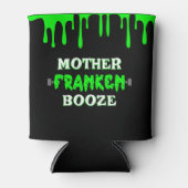 母おもしろいフランケンブーゼフランケンシュタインハロウィーン 缶クーラー (正面)