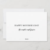 母おもしろいリラックス母の日書愛好家引用文 シーズンカード (裏面)