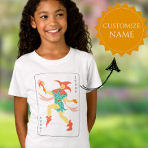 母おもしろい娘Tシャツに合うジョーカー