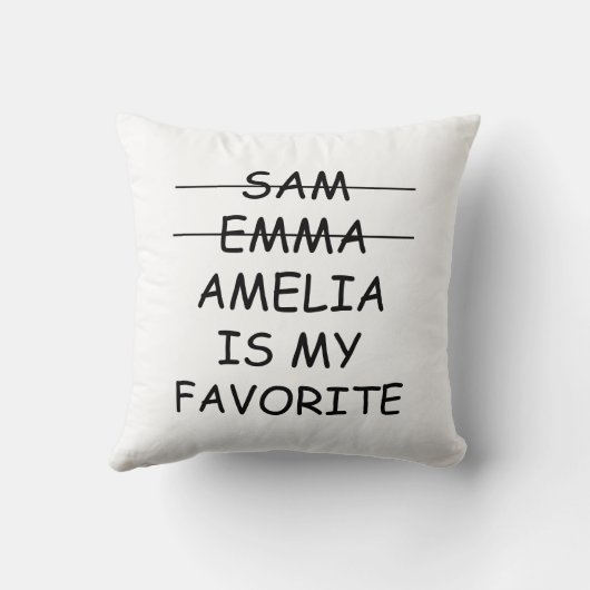 母おもしろい子が母お気に入りの日を命名 クッション (裏面)