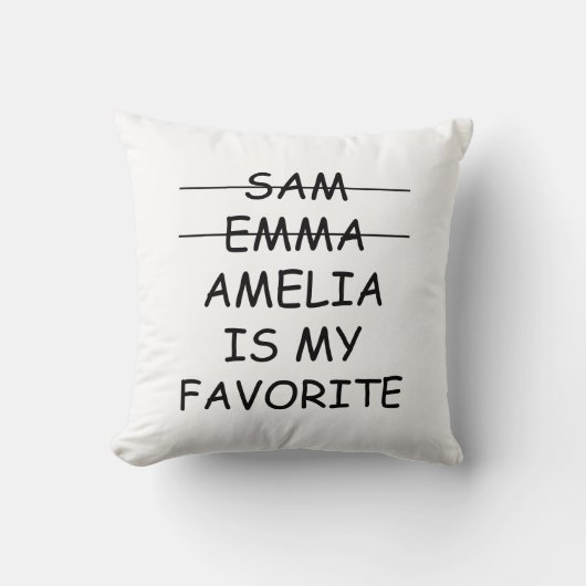 母おもしろい子が母お気に入りの日を命名 クッション (正面)