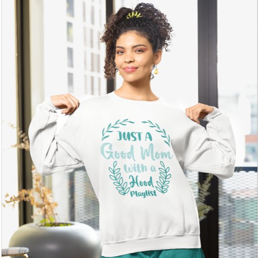 母おもしろい引用文フード付皮肉な女性の妻ギフト スウェットシャツ