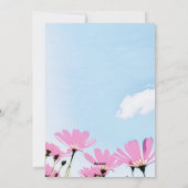 母おもしろい引用文ユーモア花フローラ母の日 シーズンカード (裏面)