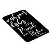 母おもしろい引用文 | 食器用冷蔵庫を洗う マグネット (右側)