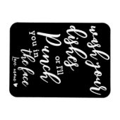 母おもしろい引用文 | 食器用冷蔵庫を洗う マグネット (横)