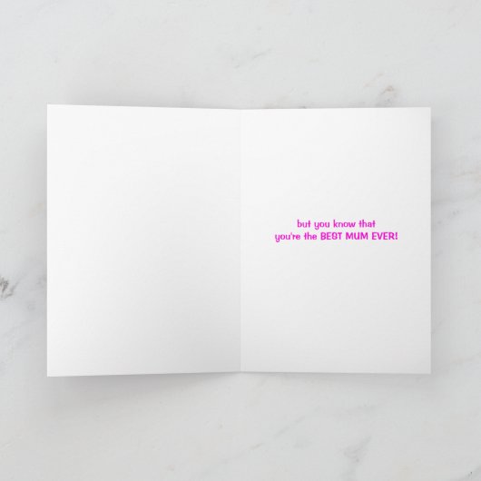 母おもしろい日に髪を抜く カード (内部)