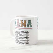 母おもしろい日の値母の日のプレゼント コーヒーマグカップ (正面左)