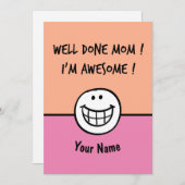 母おもしろい日カードmommy シーズンカード (正面/裏面)