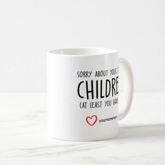 母おもしろい日ギフト母誕生日コーヒーマグ コーヒーマグカップ (正面右)