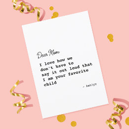 母おもしろい日 カード