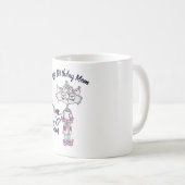 母おもしろい昼寝時間は幸せな時間である – 疲れた猫 コーヒーマグカップ (正面右)