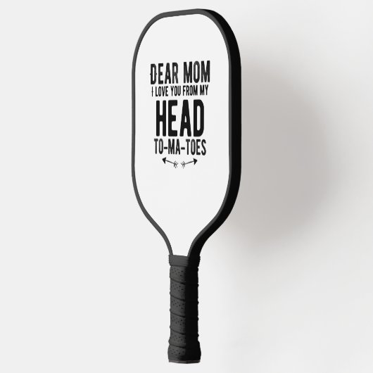 母おもしろい母の日のプレゼント ピックルボールラケット (左)