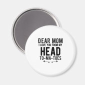 母おもしろい母の日のプレゼント マグネット (正面/裏面)