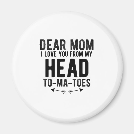 母おもしろい母の日のプレゼント マグネット (正面)