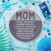 母おもしろい母の日の生活 ペーパープレート (パーティー)