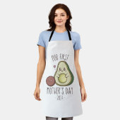 母おもしろい母の日 エプロン (着用した状態)