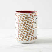 母おもしろい母ママ漫画料理クッキーコーヒー マグカップ (中央)