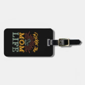 母おもしろい生母の日お母さんの生活を揺らす ラゲッジタグ (正面横)