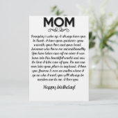 母おもしろい生誕生日カード サンキューカード (スタンド正面)