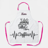 母おもしろい用コーパーソナライズされたヒエプロン エプロン (正面)