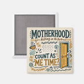 母おもしろい磁石 – 母性：風呂の中に隠れる マグネット (正面/裏面)