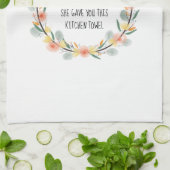 母おもしろい親から娘へのキッチンタオル キッチンタオル (折り畳み)