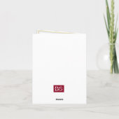 母おもしろい誕生日詩 カード (裏面)