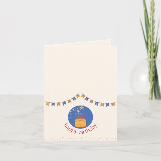 母おもしろい誕生日 カード (正面)