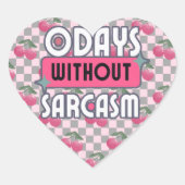 母おもしろい0日（皮肉なし） ハートシール (正面)