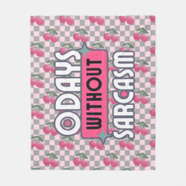 母おもしろい0日(皮肉なし) フリースブランケット