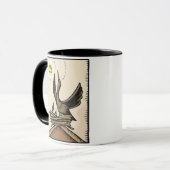 母およびひな鳥 マグカップ (正面左)