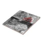 母およびベビーのオランウータン タイル (側面)