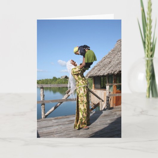 母およびベビー カード (正面)