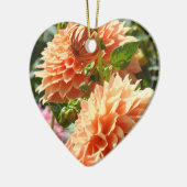 母および娘! ぶら下がったなオーナメントのダリア セラミックオーナメント (左)