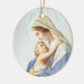 母および子供のオーナメント セラミックオーナメント (左)