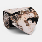 母および子供のグスタフのクリムト ネクタイ (ロール)