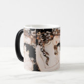 母および子供のグスタフのクリムト モーフィングマグカップ (正面左)