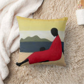 母および子供1991年 クッション (ブランケット)