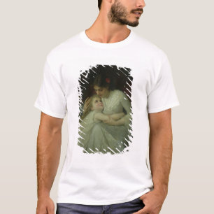 母および子供(キャンバスの油) Tシャツ