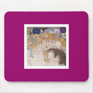母および子供 マウスパッド