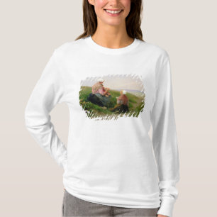 母および彼女の小さい子供 Tシャツ