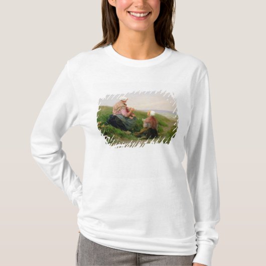 母および彼女の小さい子供 Tシャツ (正面)