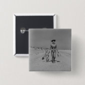 母および息子 缶バッジ (正面&裏面)