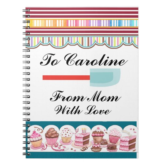 母お気に入りのレシピ- SRF ノートブック (正面)