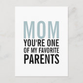 母お気に入りの母の日はがき ポストカード (正面)