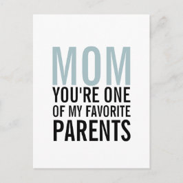 母お気に入りの母の日はがき ポストカード