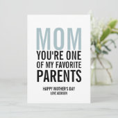母お気に入りの母の日カード カード (スタンド正面)