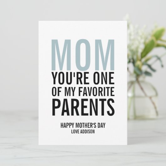 母お気に入りの母の日カード カード (スタンド正面)